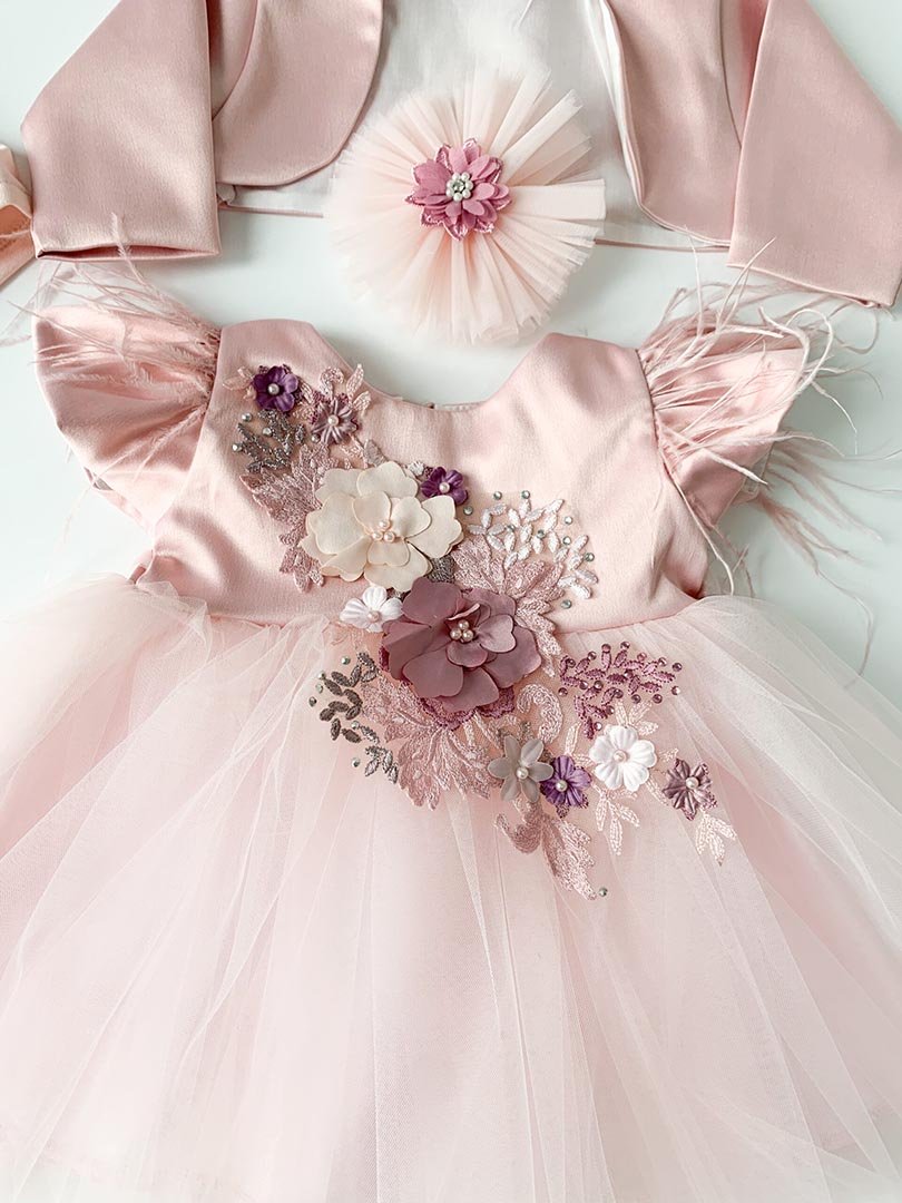 Rochie roz botez Jaya - Botez bebelusi