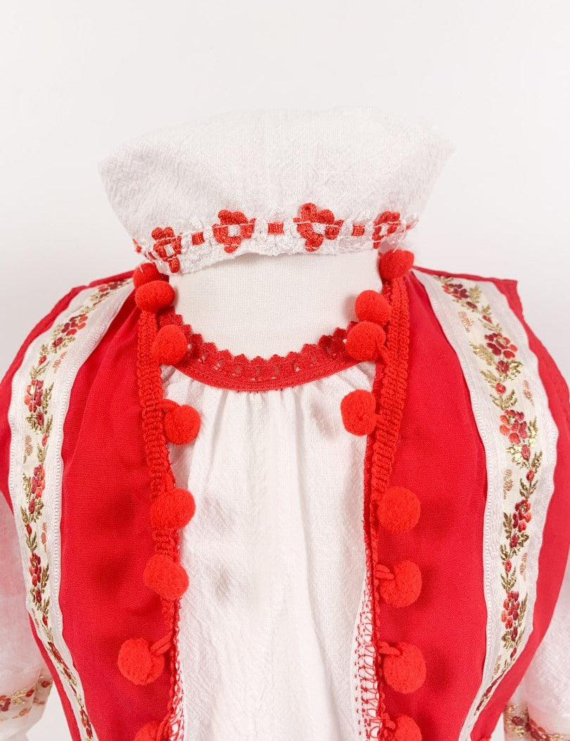 Rochie traditionala botez fetita Luciana - Botez bebelusi
