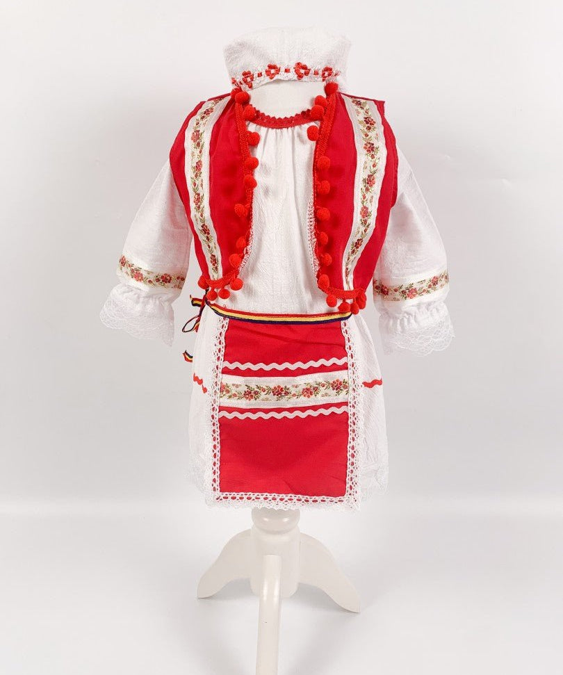 Rochie traditionala botez fetita Luciana - Botez bebelusi