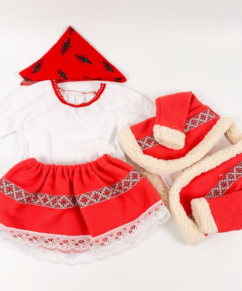 Rochie traditionala botez fetita Nicola - Botez bebelusi