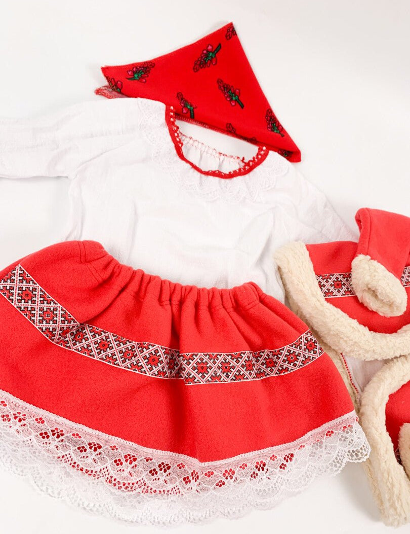 Rochie traditionala botez fetita Nicola - Botez bebelusi