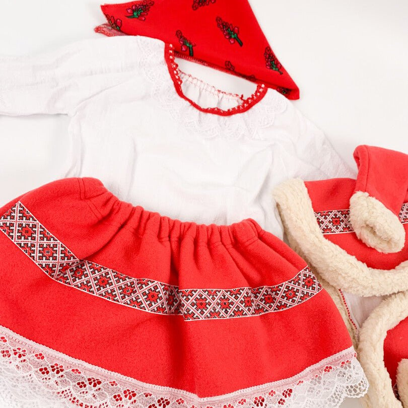 Rochie traditionala botez fetita Nicola - Botez bebelusi