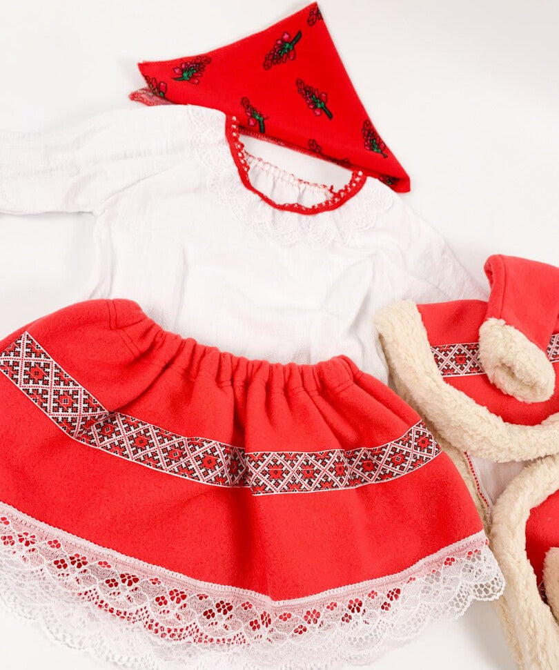 Rochie traditionala botez fetita Nicola - Botez bebelusi
