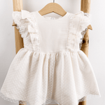 Rochita Bebelusi Ivory din Tul cu Dantela Model de Ocazie - Katinca - Botez bebelusi