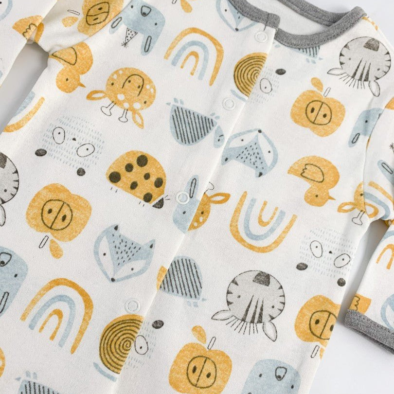 Salopeta baiat cu animalute - Botez bebelusi