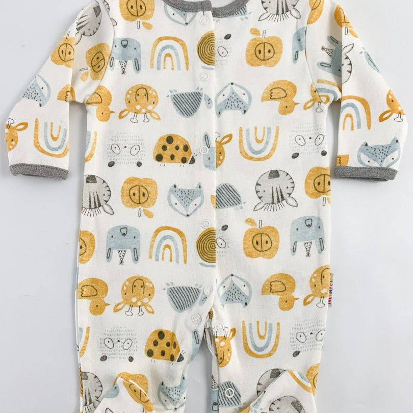 Salopeta baiat cu animalute - Botez bebelusi