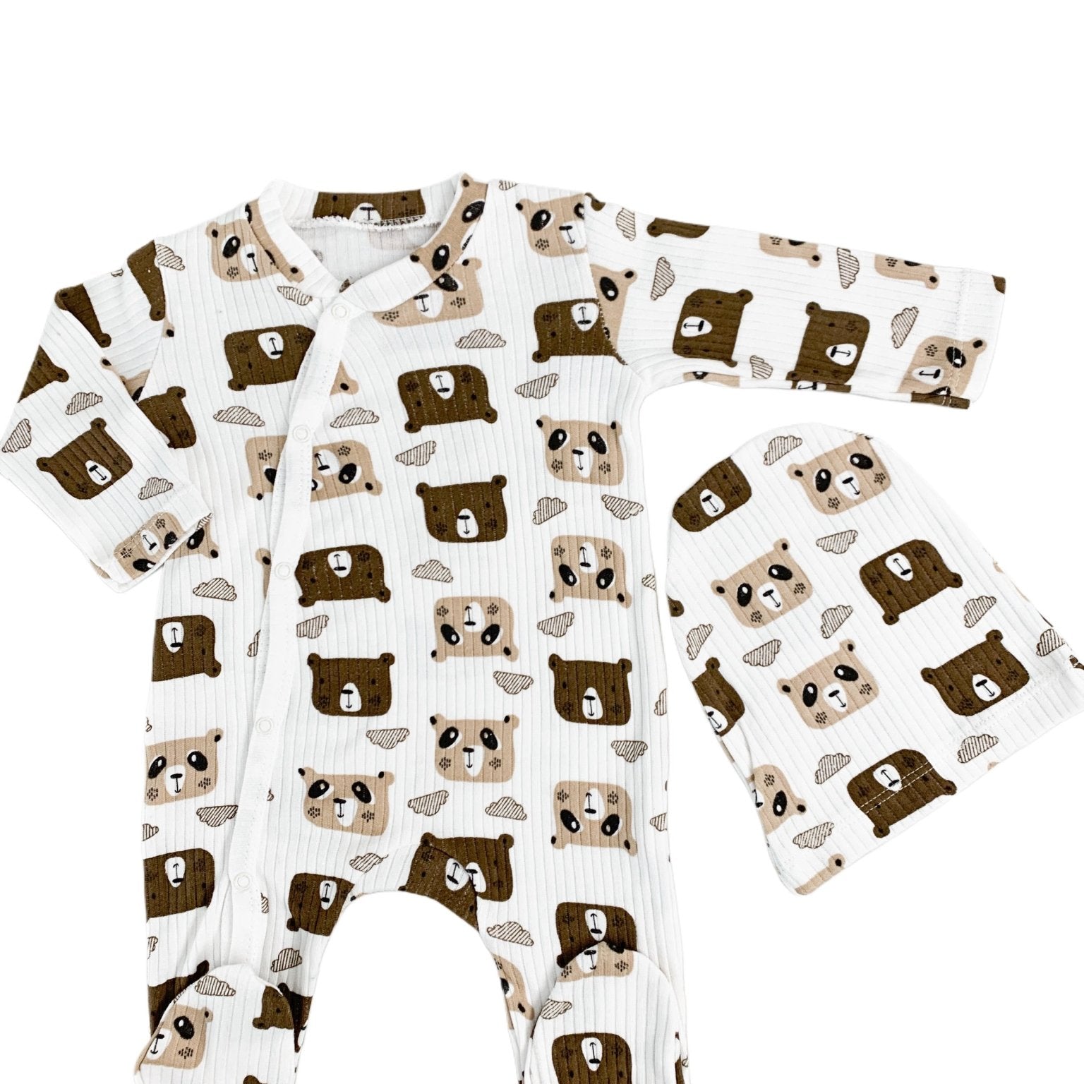 Salopeta baiat cu ursuleti - Botez bebelusi