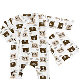 Salopeta baiat cu ursuleti - Botez bebelusi