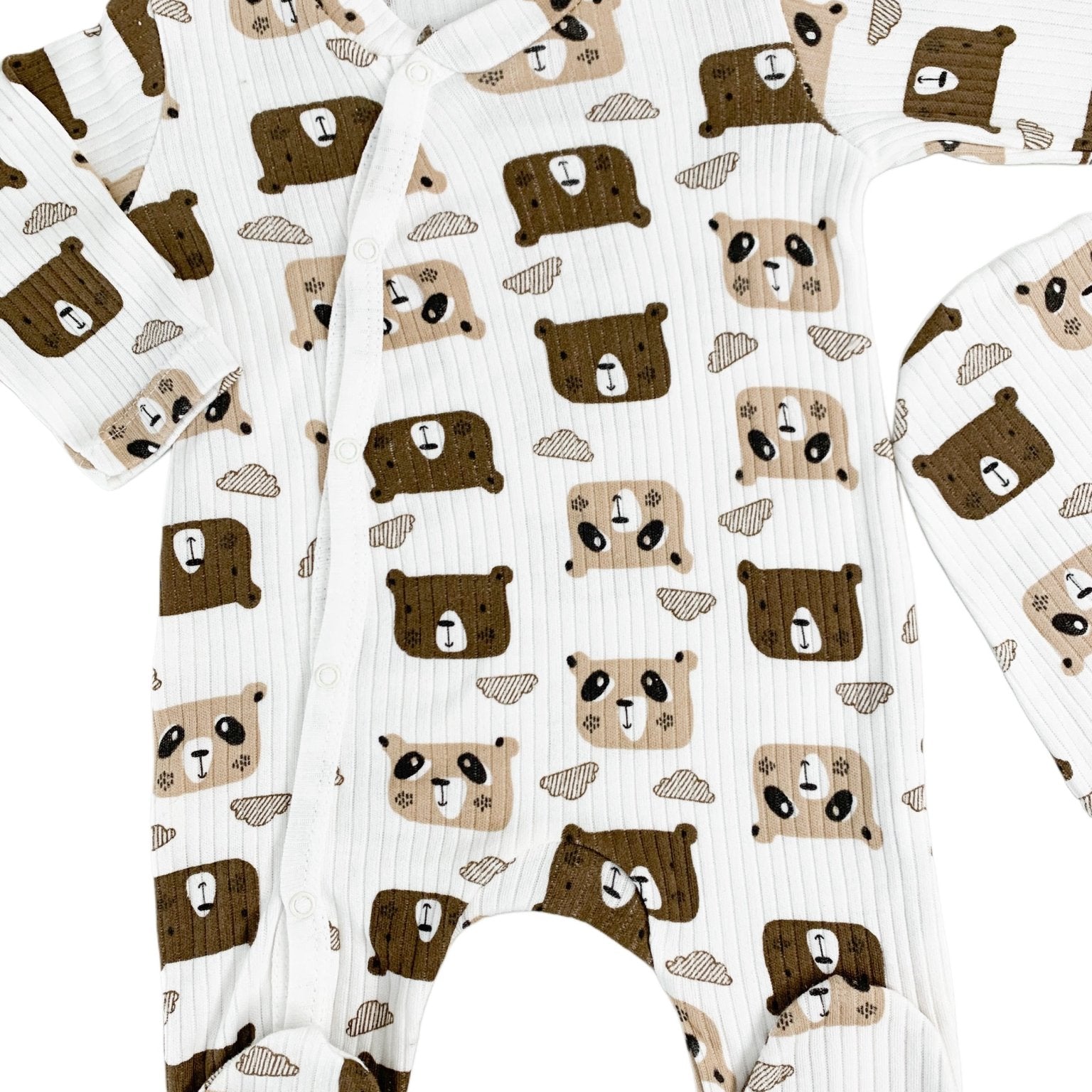 Salopeta baiat cu ursuleti - Botez bebelusi