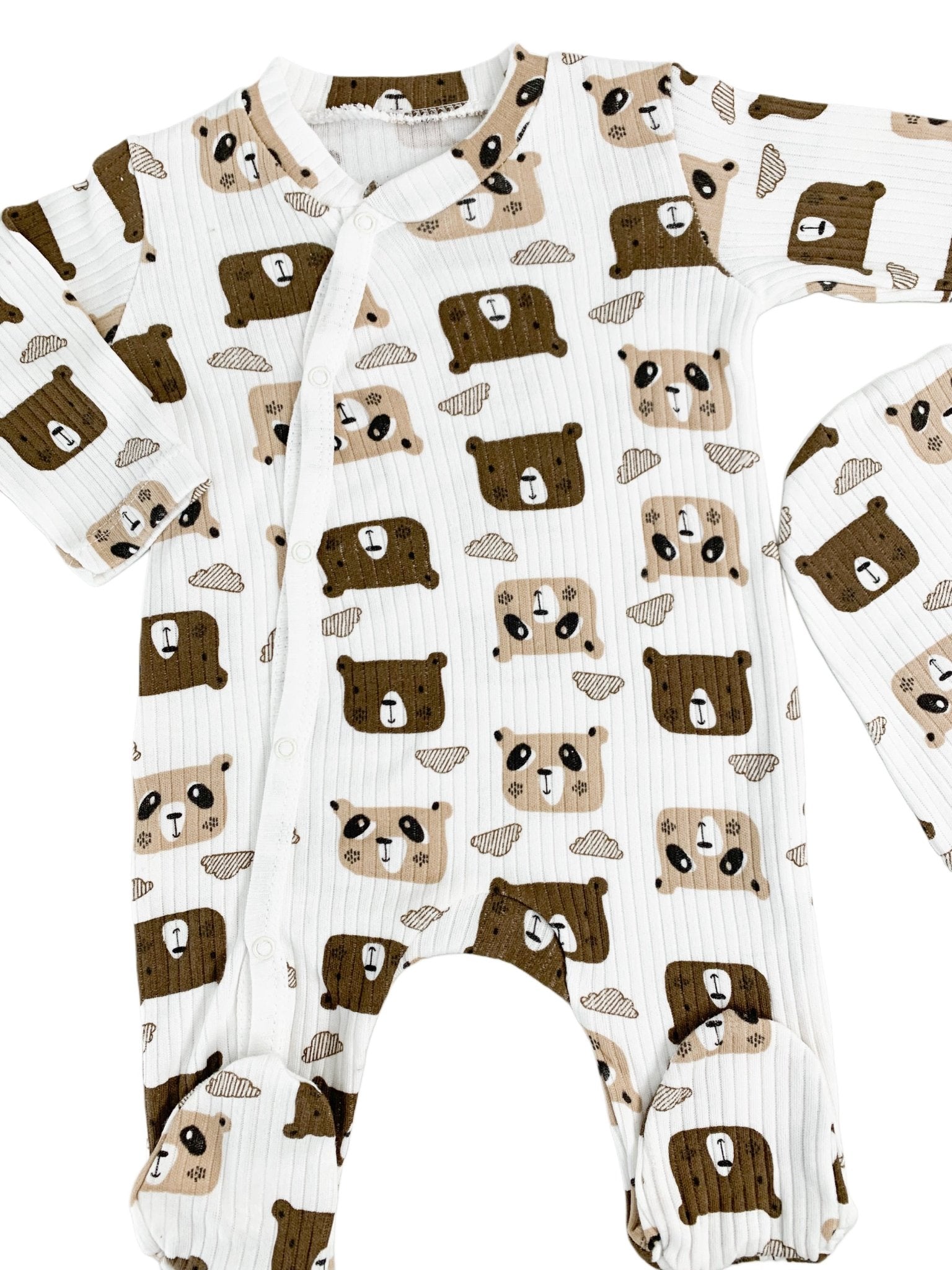 Salopeta baiat cu ursuleti - Botez bebelusi