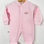 Salopeta fetita roz logo mini love - Botez bebelusi