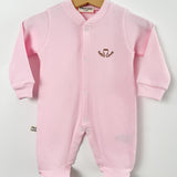 Salopeta fetita roz logo mini love - Botez bebelusi