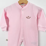 Salopeta fetita roz logo mini love - Botez bebelusi
