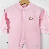 Salopeta fetita roz logo mini love - Botez bebelusi