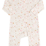 Salopeta fetite alba cu stelute - Botez bebelusi