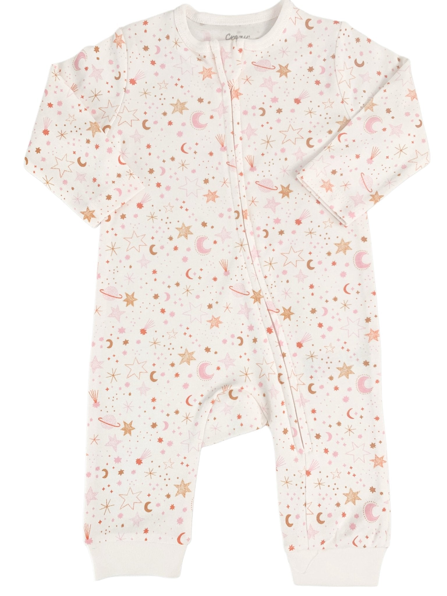 Salopeta fetite alba cu stelute - Botez bebelusi