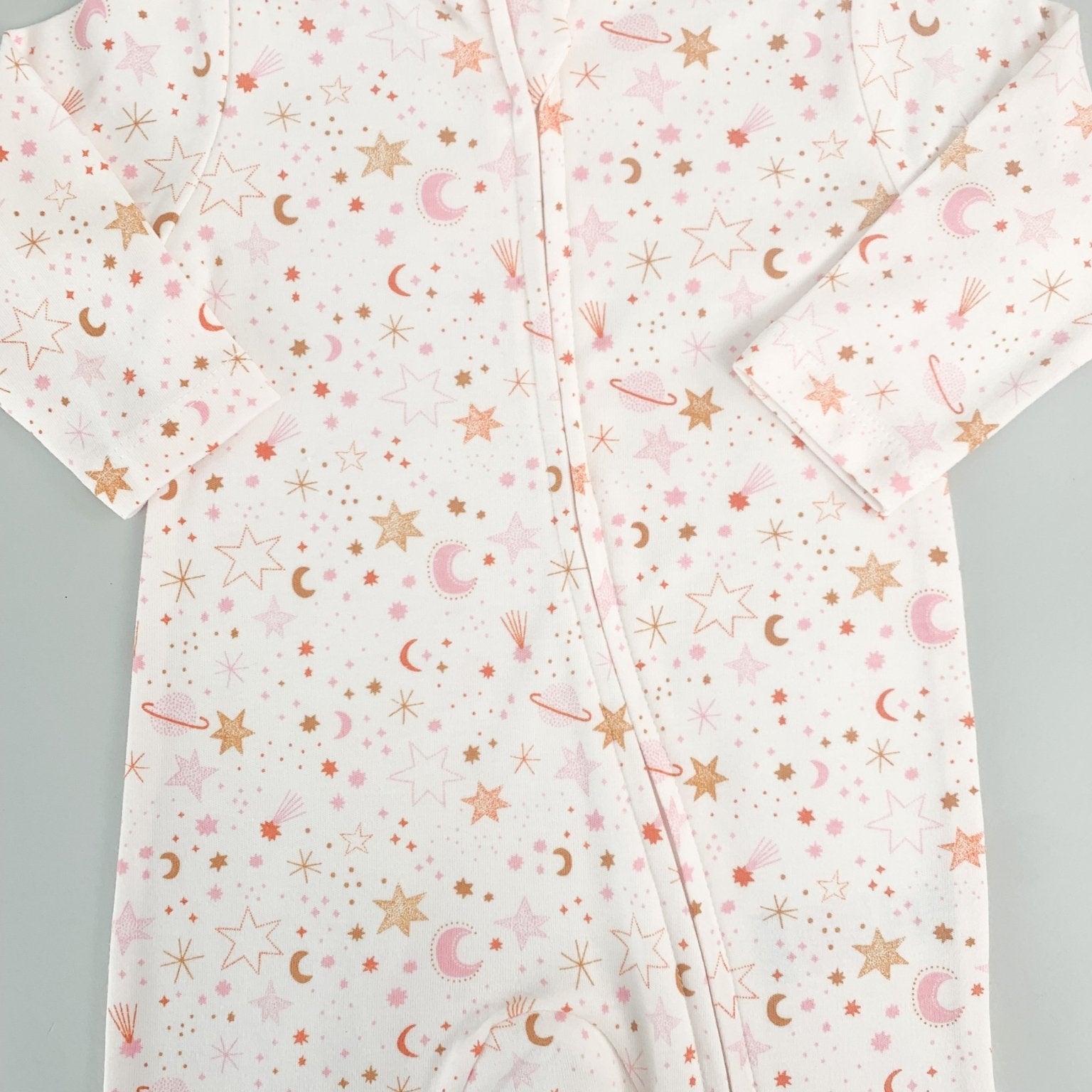 Salopeta fetite alba cu stelute - Botez bebelusi