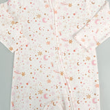 Salopeta fetite alba cu stelute - Botez bebelusi