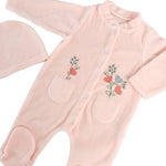 Salopeta fetite cu flori - Botez bebelusi