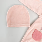 Salopeta fetite pufoasa cu flori - Botez bebelusi