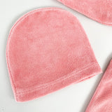 Salopeta fetite roz cu flori - Botez bebelusi