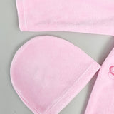 Salopeta fetite roz cu ursulet - Botez bebelusi