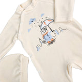 Salopeta galbena cu umbreluta si ploaie - Botez bebelusi