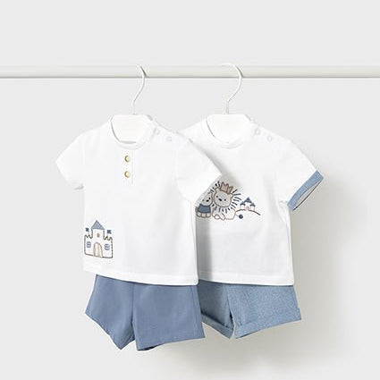 Set 2 treninguri baieti Mayoral - albastru cu alb - Botez bebelusi