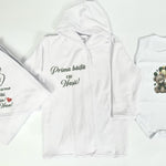 Set baie baiat verde personalizat ursulet cu baloane - Botez bebelusi