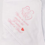 Set baie fetita personalizat cu ursulet - Botez bebelusi