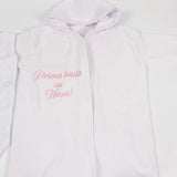 Set baie fetita personalizat cu ursulet - Botez bebelusi