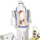Set botez baiat național cu vesta - Botez bebelusi
