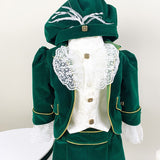 Set botez baiat print verde - Botez bebelusi