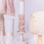 Set Botez Bebelusi cu Rochita, Cufar Depozitare si Trusou Hand - Made - Blanca - Botez bebelusi