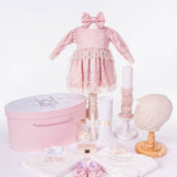 Set Botez Bebelusi cu Rochita, Cufar Depozitare si Trusou Hand - Made - Blanca - Botez bebelusi