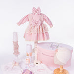 Set Botez Bebelusi cu Rochita, Cufar Depozitare si Trusou Hand - Made - Estella - Botez bebelusi