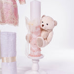 Set Botez Bebelusi cu Rochita, Cufar Depozitare si Trusou Hand - Made - Rosalia - Botez bebelusi