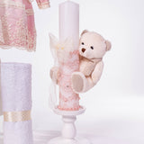 Set Botez Bebelusi cu Rochita, Cufar Depozitare si Trusou Hand - Made - Rosalia - Botez bebelusi