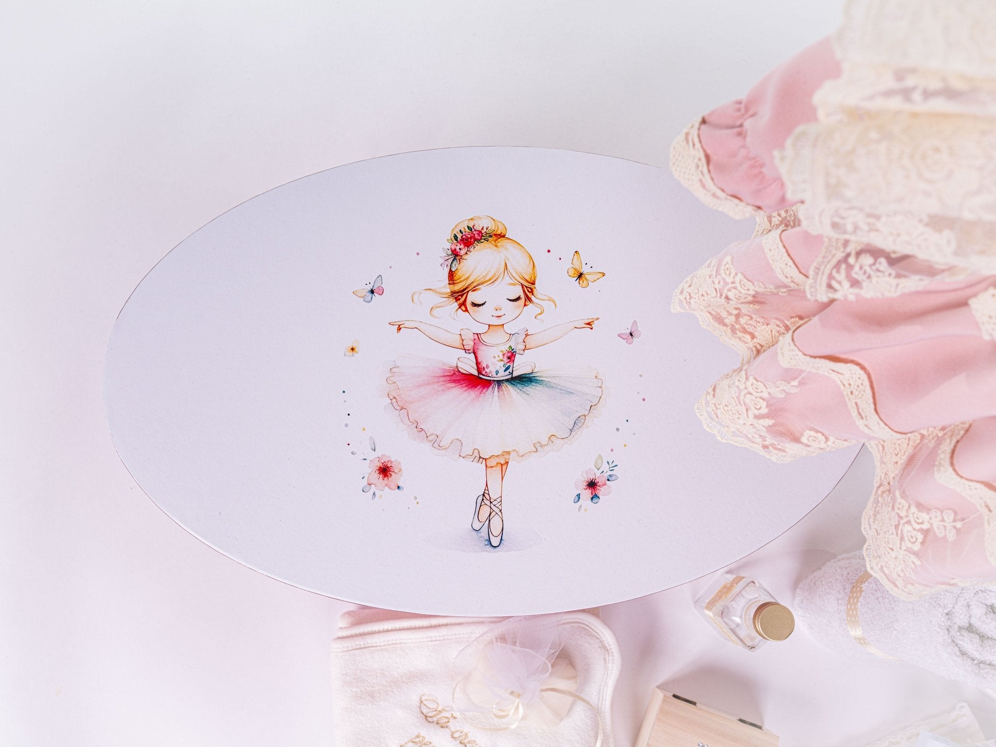 Set Botez Bebelusi cu Rochita, Cufar Depozitare si Trusou Hand - Made - Silvia - Botez bebelusi