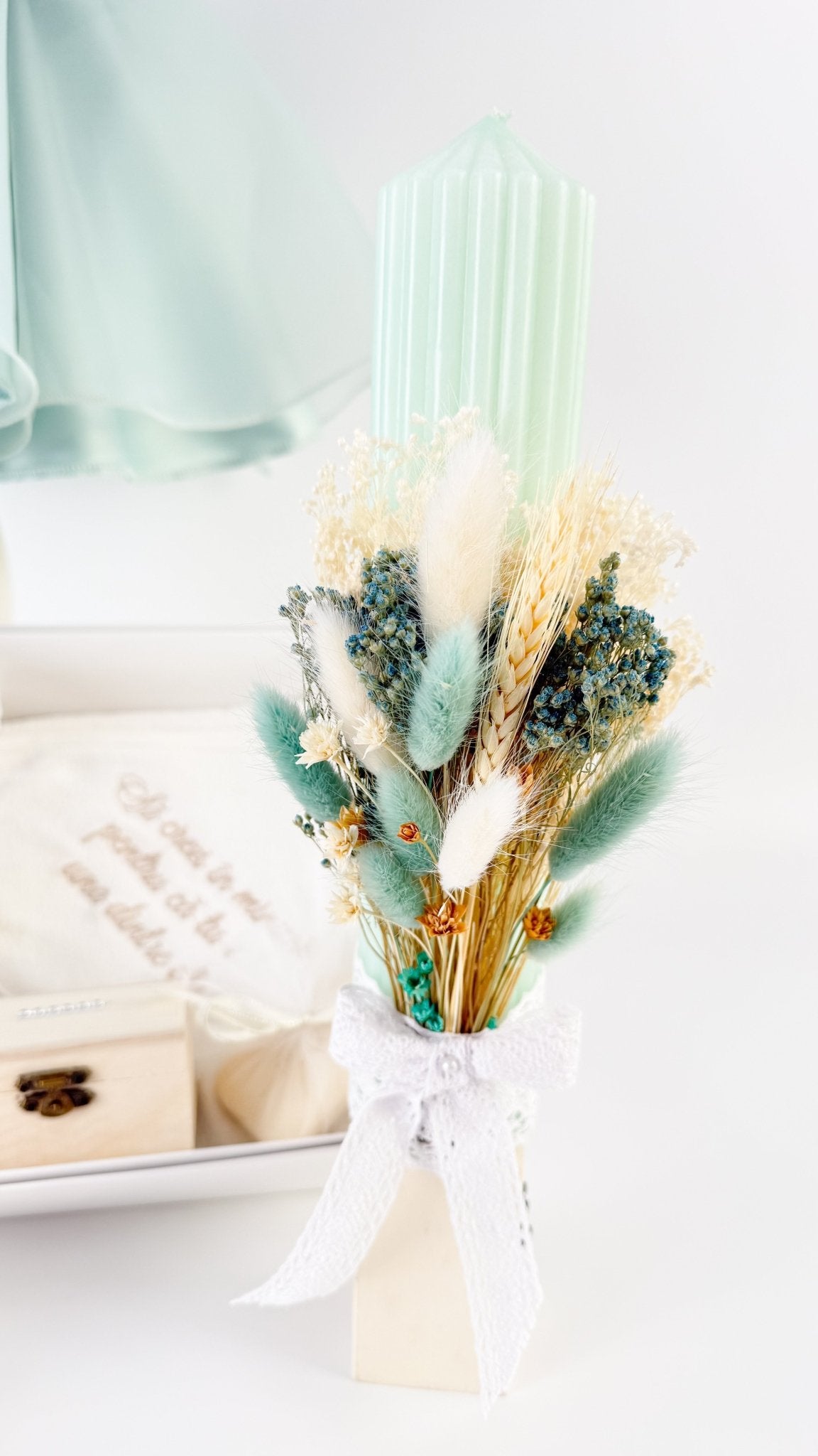 Set Botez Bebelusi cu Rochita Eleganta si Trusou Hand - Made - Alya - Botez bebelusi
