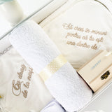 Set Botez Bebelusi cu Rochita Eleganta si Trusou Hand - Made - Alya - Botez bebelusi