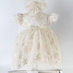 Set Botez Bebelusi cu Rochita Eleganta si Trusou Hand - Made - Ariadna - Botez bebelusi