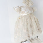 Set Botez Bebelusi cu Rochita Eleganta si Trusou Hand - Made - Ariadna - Botez bebelusi