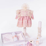 Set Botez Bebelusi cu Rochita Eleganta si Trusou Hand - Made - Beatriz - Botez bebelusi