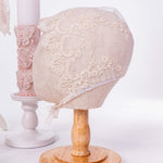 Set Botez Bebelusi cu Rochita Eleganta si Trusou Hand - Made - Nieves - Botez bebelusi