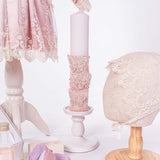Set Botez Bebelusi cu Rochita Eleganta si Trusou Hand - Made - Nieves - Botez bebelusi