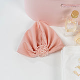 Set Botez Complet cu Rochita Roz Somon si Trusou Hand - made - Eleonora - Botez bebelusi