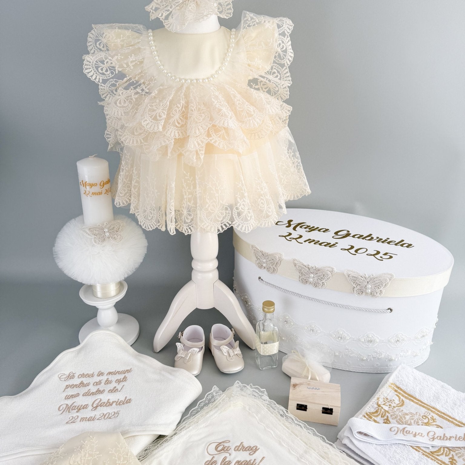 Set botez fetita complet Carmina - Botez bebelusi