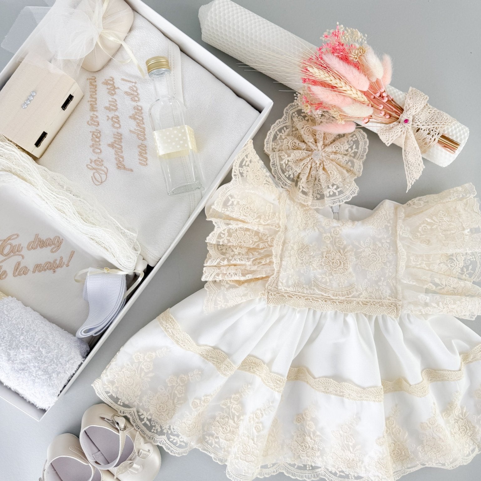 Set botez fetita complet Clio - Botez bebelusi