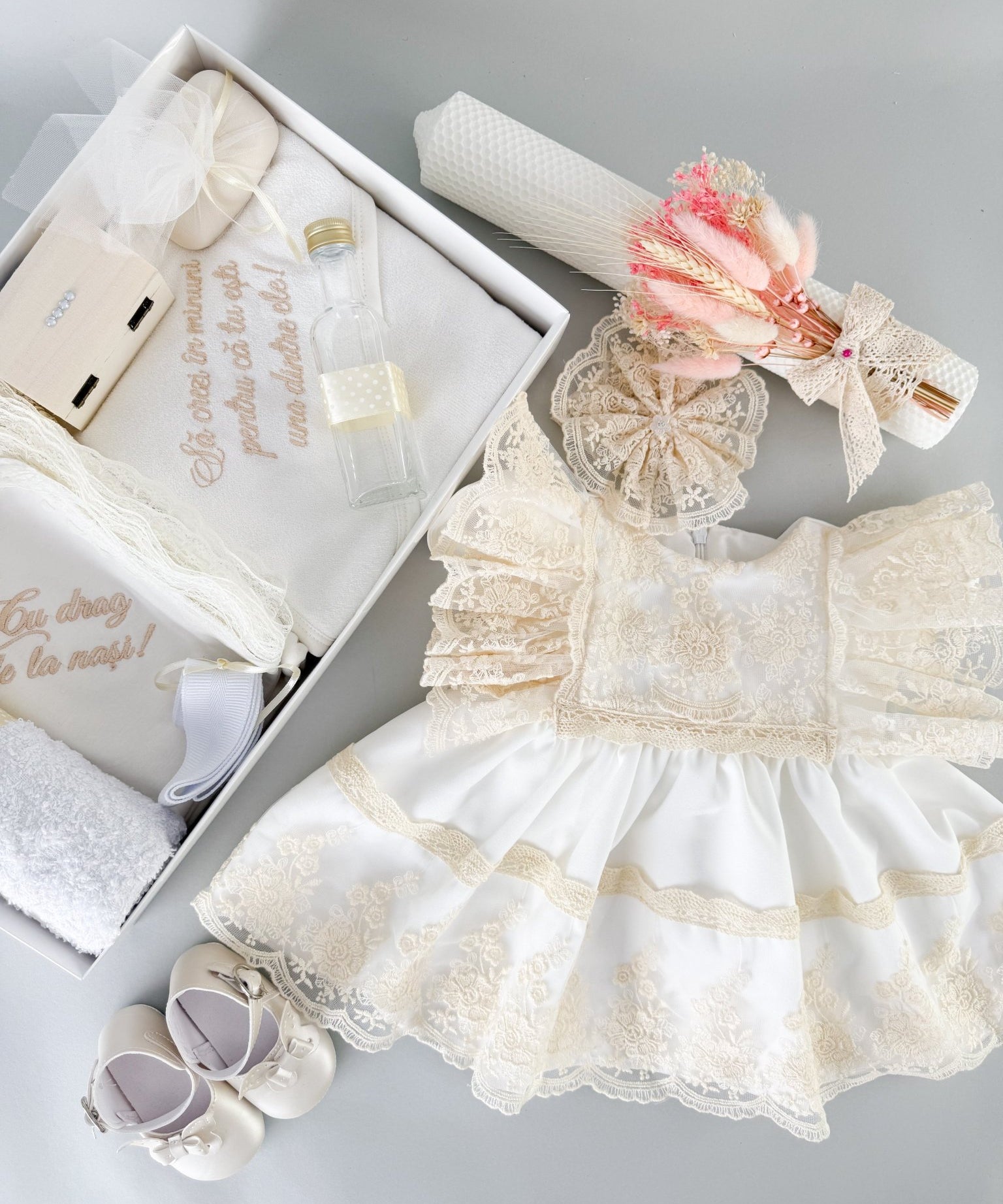 Set botez fetita complet Clio - Botez bebelusi
